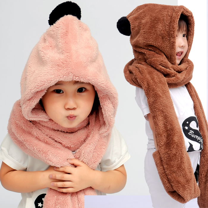 2015 new Korean Miss Mao Maorong paternity warm winter hats scarves gloves three-piece integrally