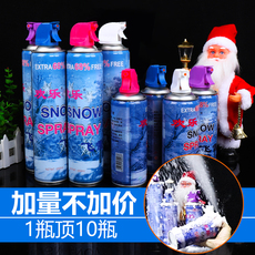 Аэрозольный серпантин Негабаритный бутылка Рождество летящий