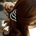 Hàn Quốc đơn giản kim cương-studded clip Hàn Quốc phiên bản của tinh thể lớn tóc bắt vừa tấm tóc kẹp đồ trang sức phụ kiện tóc Phụ kiện tóc