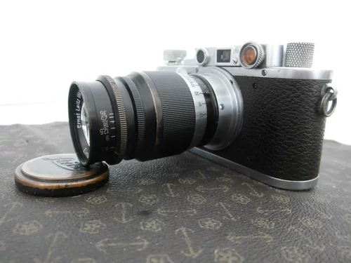 Leica Leica 3 Leica III Kit 135 Beamonic Roll Pilm Camera Plus Lens