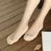 Vớ vô hình da màu ladies ren vớ Hàn Quốc mùa hè băng siêu mỏng lụa non-slip silicone nông miệng vớ Vớ mắt cá chân