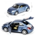 Mô phỏng Volkswagen Beetle bốn cửa mở âm thanh và hợp kim nhẹ mô hình xe trẻ em kim loại kéo lại món quà đồ chơi - Chế độ tĩnh