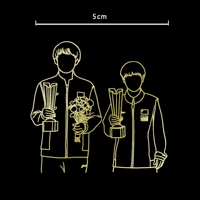 Wang Chuqin Sun Yingsha Cartoon K Model