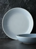 Yijia 9 -inch европейская суп -миска с лапшой керамика глубокая тарелка Творческая посуда по парашютию мелководье бассейн с большим суповым горшками дом
