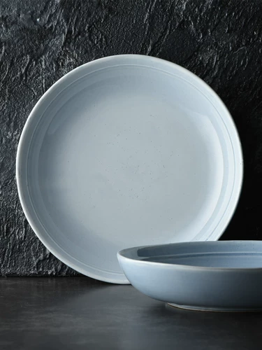 Yijia 9 -inch европейская суп -миска с лапшой керамика глубокая тарелка Творческая посуда по парашютию мелководье бассейн с большим суповым горшками дом