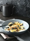 Yijia 9 -inch европейская суп -миска с лапшой керамика глубокая тарелка Творческая посуда по парашютию мелководье бассейн с большим суповым горшками дом