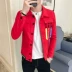 Denim áo khoác nam 2018 mới xu hướng tính cách áo khoác nam mùa xuân và mùa hè sinh viên Hàn Quốc Mỏng đẹp trai scorpion