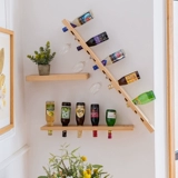 Shihan Simple Wall -Moundated Сплошное деревянное вино красное вино высокое каб -сарафет