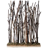 [] Природное дровяное дерево экраны цветочные кусты сухой ветви и декоративное настольное украшение пола ландшафт