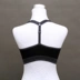 New Young Women Yoga Sports Vest Đơn giản Tự nhiên Cố định Dây đeo đôi Đồ lót Chạy Bra - Đồ lót thể thao