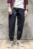 ZXXG mở dòng retro yếm nam thanh niên xu hướng mùa thu thường chân quần Yu Wenle hoang dã chùm quần jean nam Quần mỏng