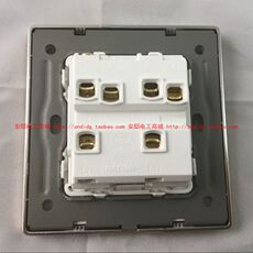 Выключатель многоклавишный 联峰开关联尚86金拉丝一开多控 86型中途开关 一开三控1开多控86