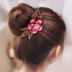 Retro nơ chèn lược Hàn Quốc kẹp tóc kẹp tóc bóng đầu hoa hoa rhinestone tóc chải tóc phụ kiện tóc - Phụ kiện tóc kẹp phồng chân tóc Phụ kiện tóc