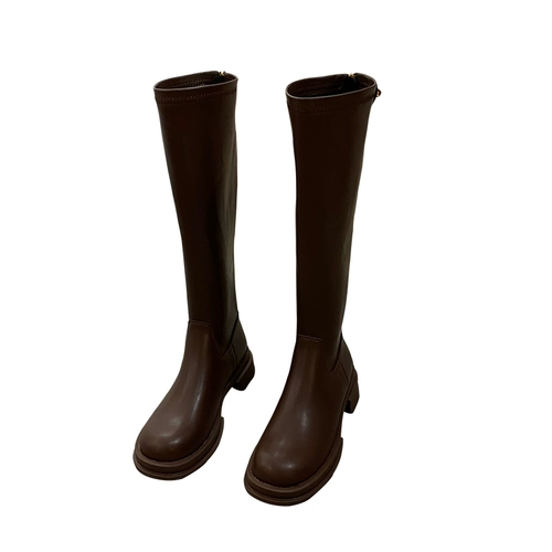 Демисезонная утепленная обувь на платформе, высокие сапоги, ботинки, подходит для подростков