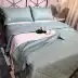 Phiên bản ròng của bông thấm nước giường ren bao gồm ba bộ chăn che ba bộ chăn bông điều hòa không khí được thêm vào bởi lõi - Trải giường bộ ga giường cao cấp Trải giường