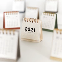 Маленький брендовый настольный календарь, украшение, 2021 года, простой и элегантный дизайн, 2020
