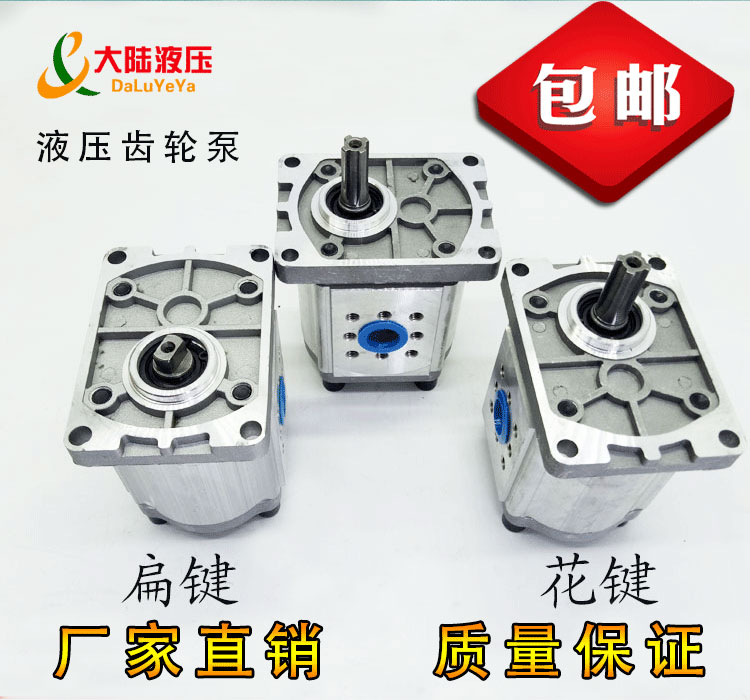 Bơm dầu thủy lực CBN-F306/314/316/320/F325 bơm bánh răng thủy lực spline phím đơn phím phẳng van thủy lực điều khiển điện van đóng mở thủy lực