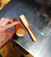 Gỗ gỗ táo tàu tỏi búa tỏi tỏi tỏi táo tàu khắc gỗ tinh tế tỏi tỏi nhà bếp tỏi tỏi stick