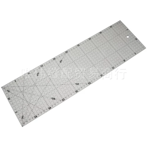 Новая точная резка выделенная специальная лоскутная линейка, фиксированная линейка шва с колесным ножом, используется для использования линейки резки