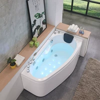 Изогнутый акриловый массажер домашнего использования, японская ванна, поддерживает постоянную температуру