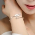 Vòng tay bạc 999 sterling nữ bầu trời cao quý đầy sao gửi bạn gái gửi mẹ bạc trang sức thời trang đôi vợ chồng đơn giản - Vòng đeo tay Cuff