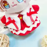 Кукла, юбка, жилет, хлопковый комплект, аксессуар для волос, 15 см, детская одежда