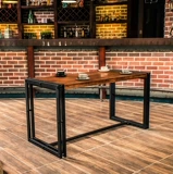 Retro Loft Industrial Wind Bar Western Restaurant Железное арт Двойной кафе молоко чайные карты диваны и комбинации стул