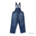 Kiddielove Nhật Bản Mua sắm Trẻ em Mặc BRANSHES Denim Jumpsuit Bib Quần short 19aw - Quần jean chân váy trẻ em Quần jean