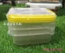 IKEA trong nước mua Puta hộp thực phẩm, trong suốt màu vàng tươi giữ container tươi giữ đồ dùng tươi giữ hộp 3 cái hộp nhựa đựng thực phẩm Đồ bảo quản