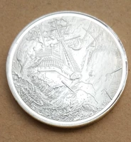 Серебряная медаль, пираты карибского моря, монеты, 40мм