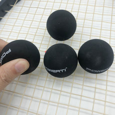 мяч для сквоша powerti壁球单蓝点训练双黄点比赛拍初学入门专业壁球墙壁球包邮