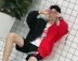 Hồng Kông phong cách đàn ông của mùa xuân và mùa hè hip hop chú hề áo khoác Hàn Quốc phiên bản của xu hướng của mỏng quần áo sinh viên đẹp trai áo khoác đồng phục bóng chày