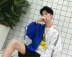 Hồng Kông phong cách đàn ông của mùa xuân và mùa hè hip hop chú hề áo khoác Hàn Quốc phiên bản của xu hướng của mỏng quần áo sinh viên đẹp trai áo khoác đồng phục bóng chày áo bomber nam hàng hiệu Đồng phục bóng chày