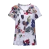 Trung niên bông áo bông đồ ngủ nữ mùa hè đơn mảnh dịch vụ nhà kích thước lớn bông nhân tạo ngắn tay T-Shirt mẹ