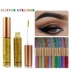 Đầy màu sắc sáng bóng bút kẻ mắt màu long lanh bóng mắt sáng Jingjing sequin eyeliner trẻ em giai đoạn trang điểm bóng mắt COS kẻ mắt nước màu nâu Bút kẻ mắt