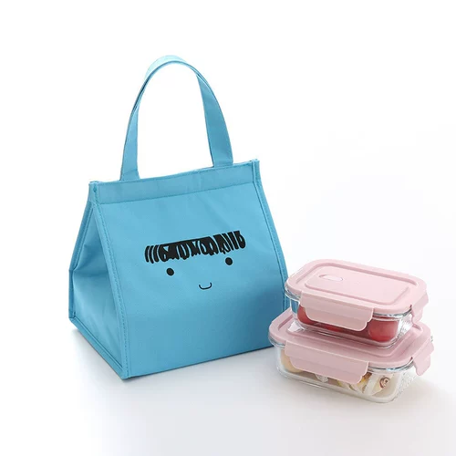 Мультяшная сумка для ланча, термос, шоппер для школьников