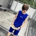 Mùa hè của nam giới thường thể thao phù hợp với nam giới xu hướng vest Hàn Quốc phiên bản của phòng tập thể dục chạy quần áo mỏng một đẹp trai