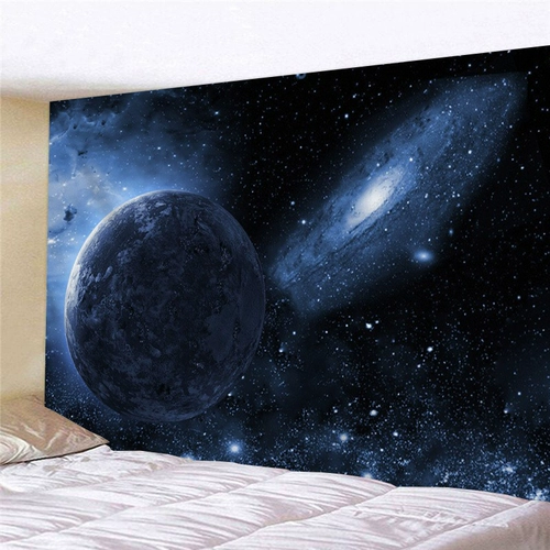 Лунный звездный небо фон фоновая ткань в виде висячи