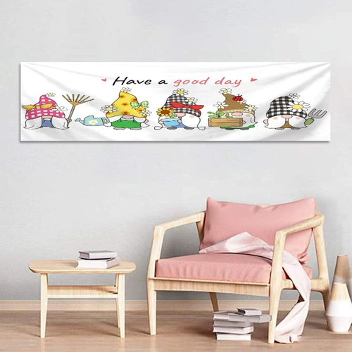 Брендовый свежий мультяшный гобелен, настенная штора для спальни