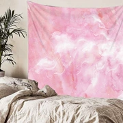 INS mây Bắc Âu cô gái màu nền phòng ngủ cạnh giường ngủ tường trang trí tấm thảm vải khăn trải bàn vải treo rèm - Tapestry