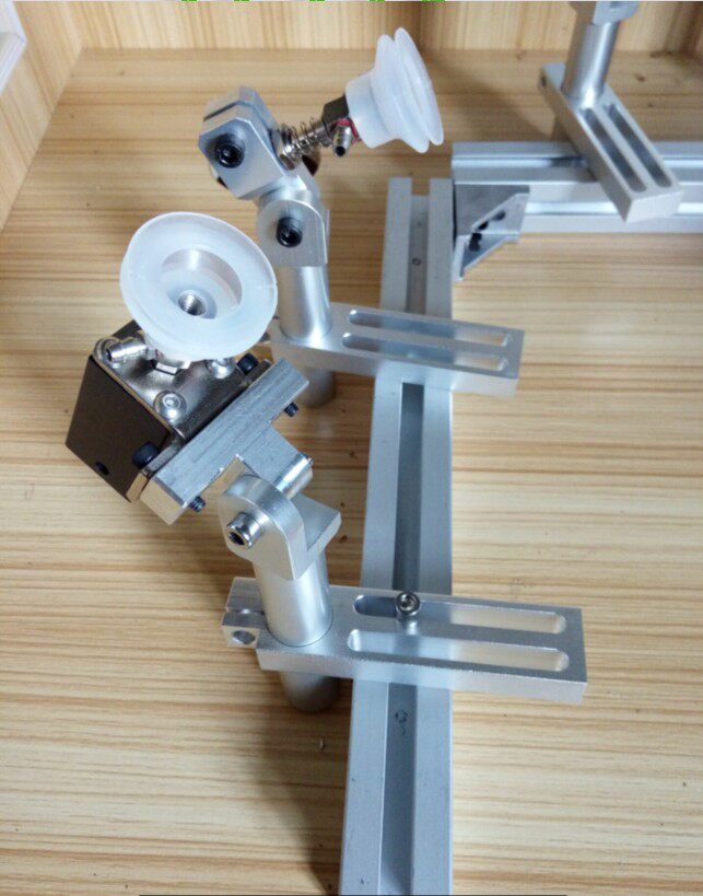 机械手配件 万向吸盘座吸盘支架万向夹具架 机械手金具吸盘治具组