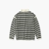 Guernsey Sweater sọc kem sọc len kết cấu Seafarer áo len quần áo nam Áo len