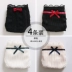 Nhật Bản cotton đen gợi cảm đồ lót phụ nữ eo thấp vải cotton nơ tam giác hộp quà tặng - Bộ quà tặng Bộ quà tặng