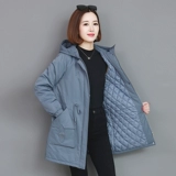 Длинный плащ для матери, вельветовая толстовка с капюшоном, куртка, средней длины, коллекция 2023, в корейском стиле