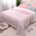 Trải giường đơn mảnh Hàn Quốc chần mùa hè mát điều hòa không khí chần trải giường cover 1.8 m giường mùa hè mỏng chăn đơn Trải giường