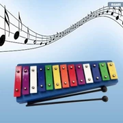 Bộ gõ chuyên nghiệp của trẻ em Bộ gõ tay 13 âm điệu xylophone Chơi piano Âm nhạc giáo dục sớm đồ chơi giáo dục bằng gỗ đích thực