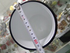 Стакан 俄罗斯2018年生产1升搪瓷杯子大个厚重