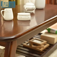 Gỗ rắn bàn cà phê đơn giản phòng khách hiện đại phong cách Trung Quốc bàn cà phê bảng căn hộ nhỏ lắp ráp vuông bàn thấp sáng tạo bàn trà nhỏ bàn sofa mặt đá