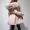 Ấm cúng phiên bản Hàn Quốc của cổ áo lông lớn thân thiện với môi eo dày hơn phần dài Slim mùa thu và mùa đông xuống áo khoác nữ dài