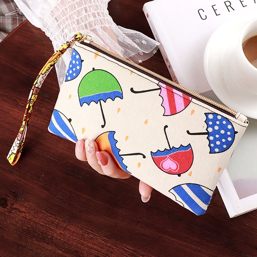 Бумажник, сумка через плечо, мультяшная длинная модная маленькая сумка клатч, коллекция 2023, в корейском стиле